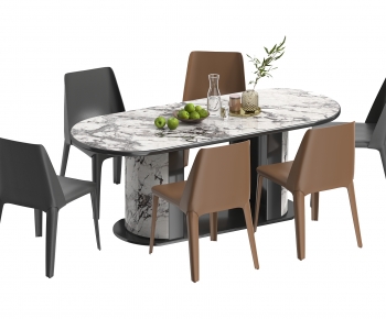 Modern Dining Table And Chairs-ID:563447952