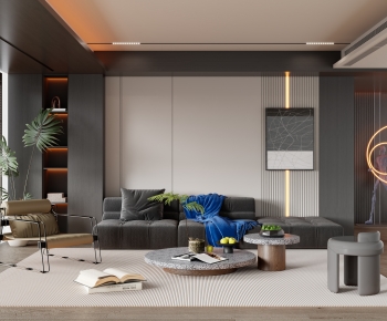 Modern A Living Room-ID:654311237
