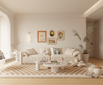 Modern A Living Room-ID:886006121