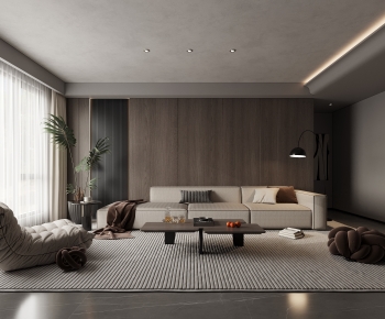 Modern A Living Room-ID:489155056