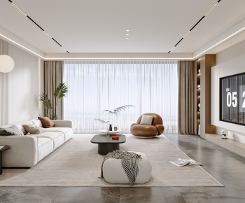 Modern A Living Room-ID:602503069