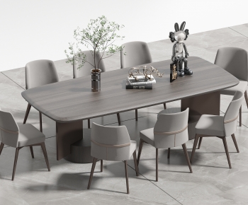 Modern Dining Table And Chairs-ID:896310095