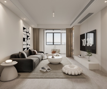 Modern A Living Room-ID:733618978