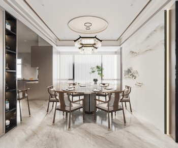New Chinese Style Dining Room-ID:733603004