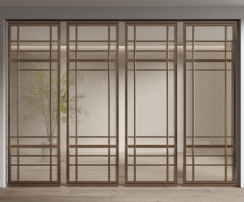 Modern Glass Screen Partition-ID:532390123