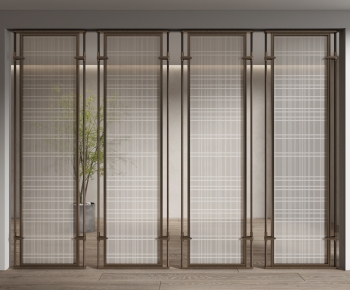 Modern Glass Screen Partition-ID:879889975
