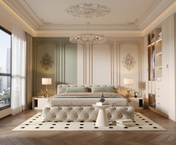 French Style Bedroom-ID:525496969