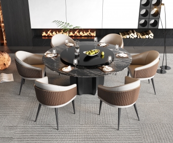 Modern Dining Table And Chairs-ID:457921986