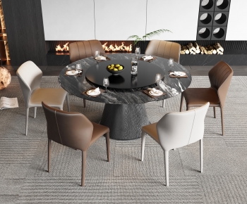 Modern Dining Table And Chairs-ID:563034069