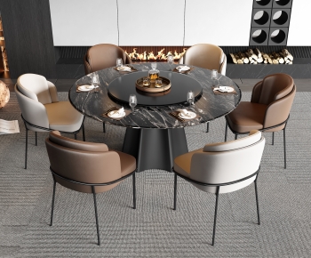 Modern Dining Table And Chairs-ID:543150962
