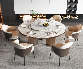 Modern Dining Table And Chairs-ID:715044982