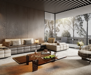 Modern A Living Room-ID:971353058