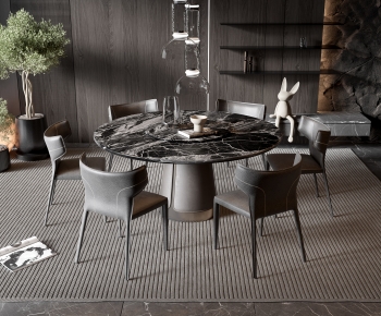 Modern Dining Table And Chairs-ID:103418829