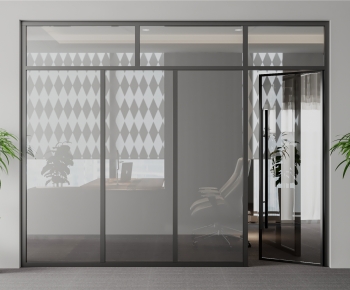 Modern Glass Screen Partition-ID:952030909