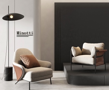 Minotti现代休闲椅组合3D模型