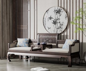 New Chinese Style Arhat Bed-ID:944536928