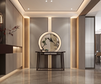 New Chinese Style Hallway-ID:189894911