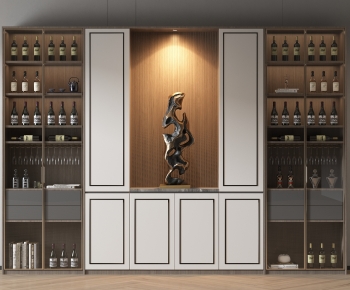 New Chinese Style Wine Cabinet-ID:207072978