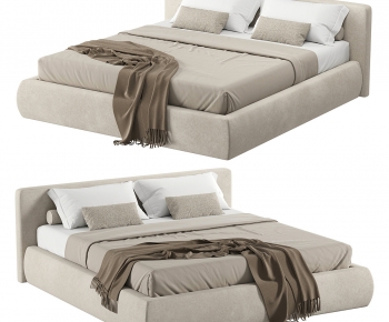 Modern Double Bed-ID:782892949