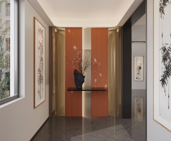 New Chinese Style Hallway-ID:438982018