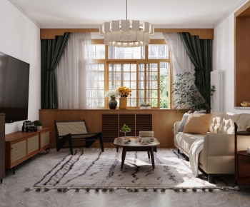 Modern Nordic Style A Living Room-ID:605961082