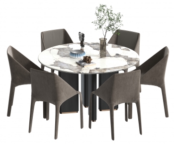 Modern Dining Table And Chairs-ID:644232032