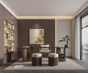 Modern New Chinese Style Study Space-ID:263463978