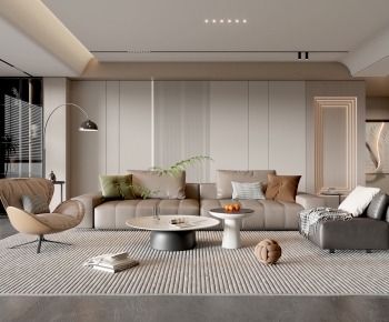 Modern A Living Room-ID:518735897