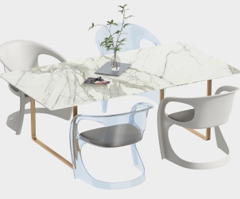 Modern Dining Table And Chairs-ID:532897006