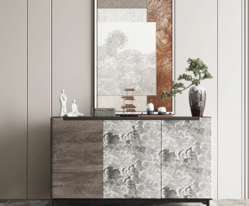 New Chinese Style Side Cabinet/Entrance Cabinet-ID:236115936