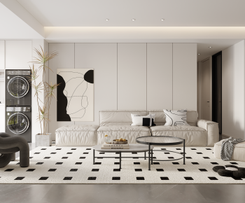Modern A Living Room-ID:437334063