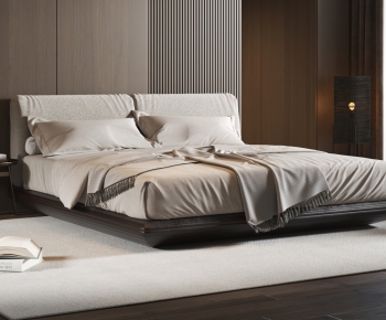 Modern Double Bed-ID:602741006
