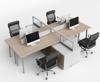 Modern Office Desk And Chair-ID:223493105