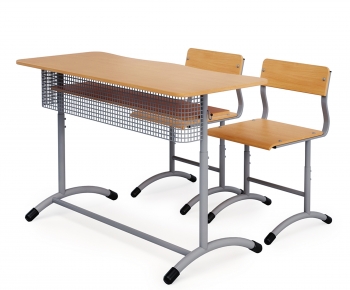 Modern Computer Desk And Chair-ID:589180066