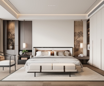 New Chinese Style Bedroom-ID:279984951
