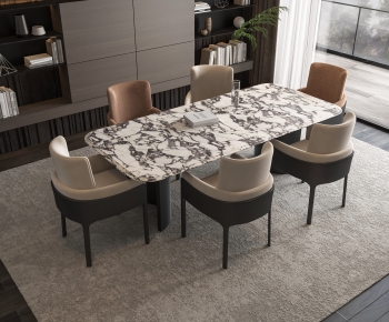 Modern Dining Table And Chairs-ID:819569112