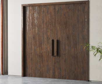 New Chinese Style Double Door-ID:914413934