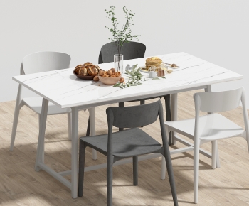 Modern Dining Table And Chairs-ID:945137987