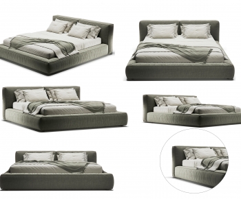 Modern Double Bed-ID:329860938