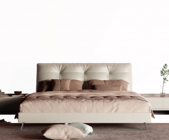 Modern Double Bed-ID:382433894
