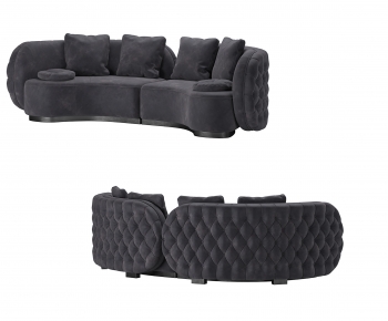 Nordic Style Curved Sofa-ID:721491107