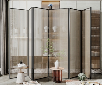 Modern Glass Screen Partition-ID:152448891