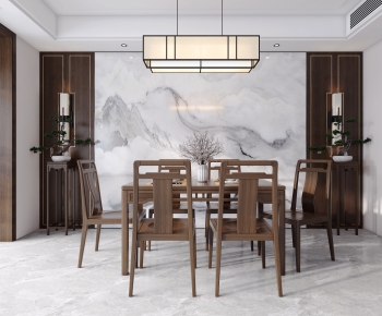 New Chinese Style Dining Room-ID:785603057