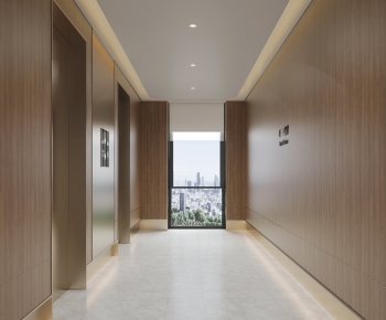 Modern Corridor/elevator Hall-ID:364136938