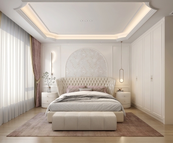 Simple European Style Bedroom-ID:895190294