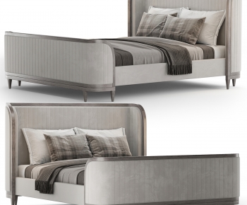 Modern Double Bed-ID:884329083