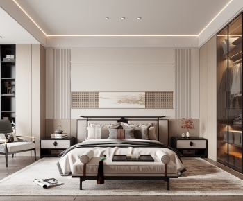New Chinese Style Bedroom-ID:253488062