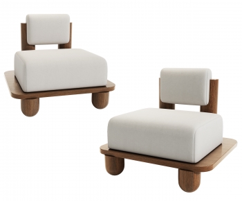 Wabi-sabi Style Single Sofa-ID:387470711