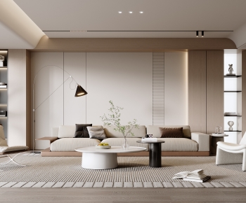 Modern A Living Room-ID:724840216