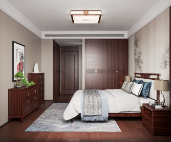 New Chinese Style Bedroom-ID:851536047
